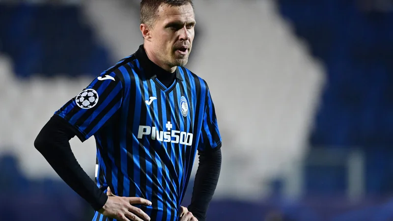 Fotografija: Iličić je v tej sezoni odigral 602 minuti v majici Atalante; 388 v serie A, 214 v ligi prvakov. FOTO: Miguel Medina/AFP