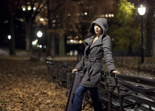 Violinistka Anja Bukovec ima rada svoje decembrske koncerte. FOTO: Jaka Vinšek