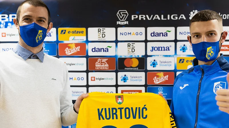 Fotografija: Almin Kurtović je z Bravom podaljšal pogodbo do konca sezone 2022/23. FOTO NK Bravo