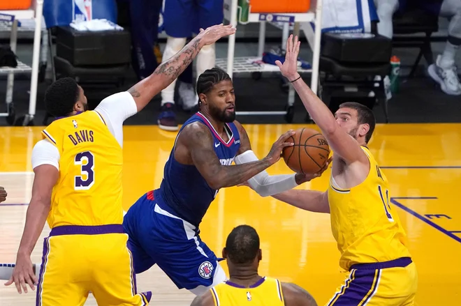 Največ zaslug za zmago LA Clippers je imel Paul George, ki je dosegel 33 točk. FOTO: Kirby Lee/Usa Today Sports