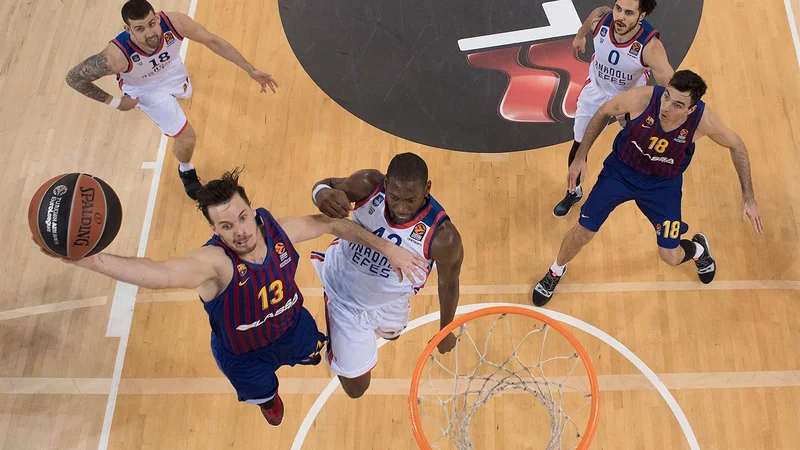 Fotografija: Thomas Heurtel pri Barceloni nima prihodnosti. FOTO: Euroleague.