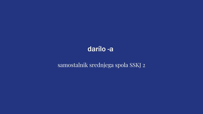 Fotografija: Tokratna beseda tedna je darilo. FOTO: Delo