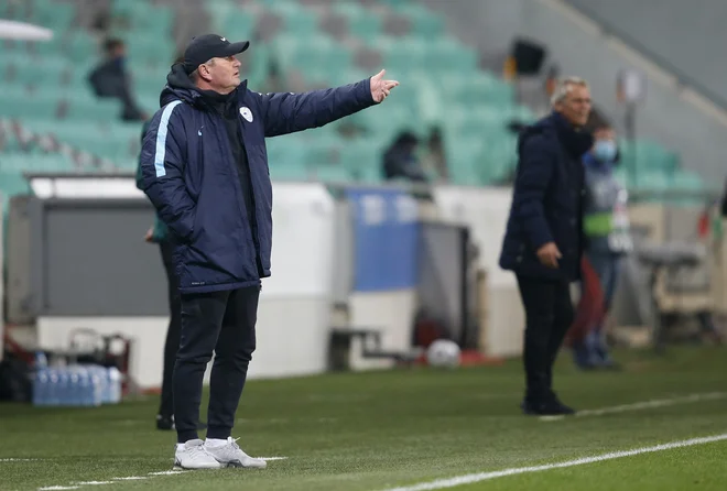 Selektor Matjaž Kek je Slovenijo popeljal v drugi razred Uefine lige narodov. FOTO: Srdjan Zivulovic/Reuters