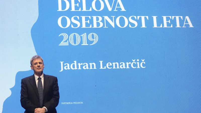 Fotografija: Delova osebnost leta 2019 je bil dolgoletni direktor Instituta Jožef Stefan Jadran Lenarčič.
Foto Voranc Vogel