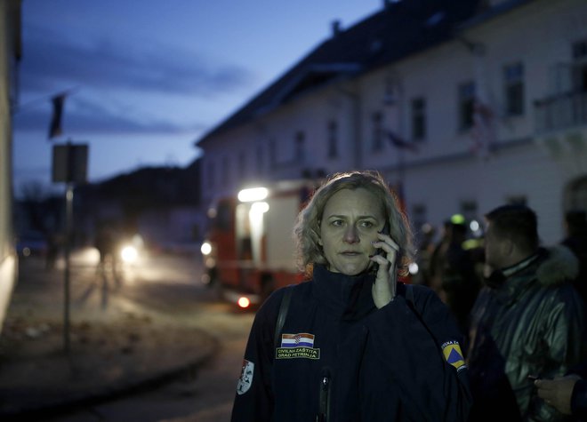 Marijana Klanac, civilna zaščita. FOTO: Blaž Samec/Delo