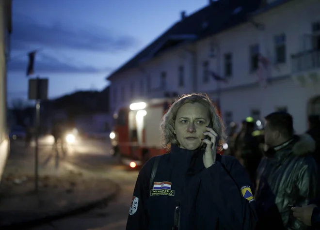 Marijana Klanac, civilna zaščita. FOTO: Blaž Samec/Delo