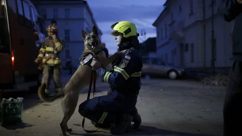 Fotografija: Petrinja po potresu. FOTO: Blaž Samec/Delo