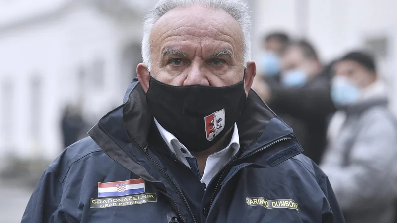 Fotografija: Župan Petrinje Darinko Dumbović. FOTO: Damir Krajac/Cropix