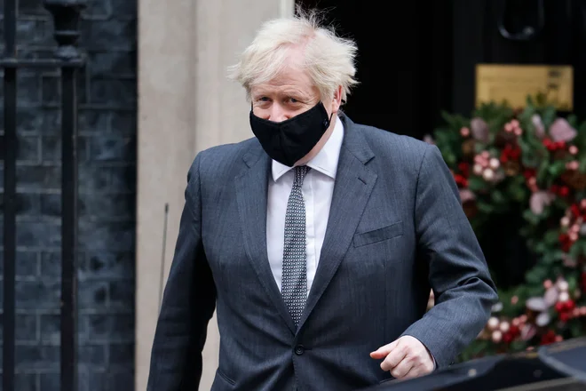 Britanski premier Boris Johnson. FOTO: Tolga Akmen/AFP