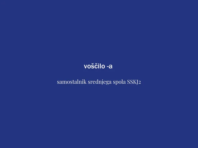 Tokratna beseda tedna je voščilo. FOTO: Delo