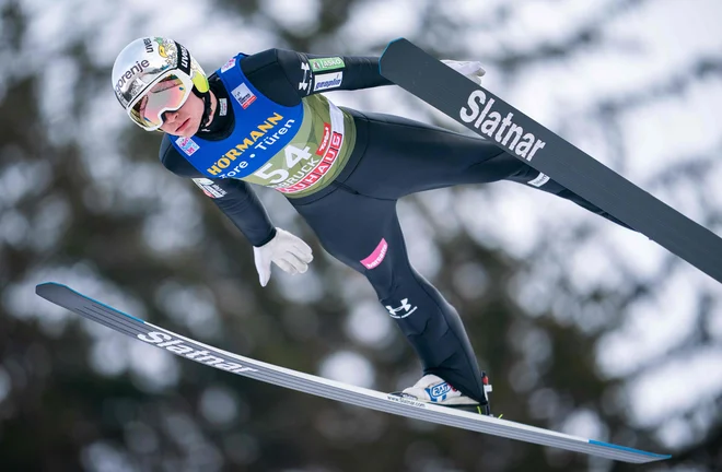 Lanišek je v Innsbrucku dokazal, da je v odlični formi. FOTO: Georg Hochmuth/AFP