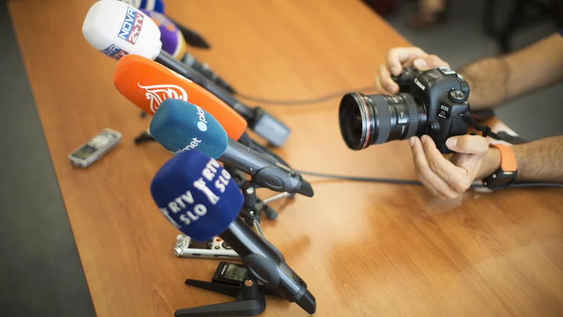 Fotografija: Neizplačanega zneska nadomestila za opravljanje javne službe v letu 2020,  še nismo dobili, je včeraj pojasnil direktor STA Bojan Veselinovič. Foto Foto: Jure Eržen/delo