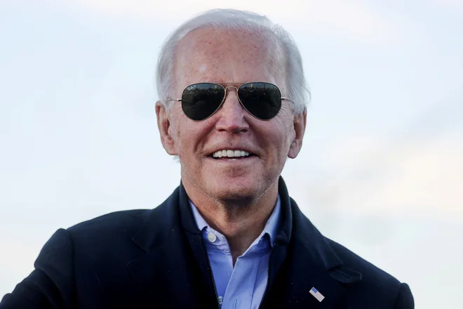 V Atlanti je nastopil tudi novoizvoljeni demokratski predsednik Joe Biden. FOTO: Jonathan Ernst/Reuters