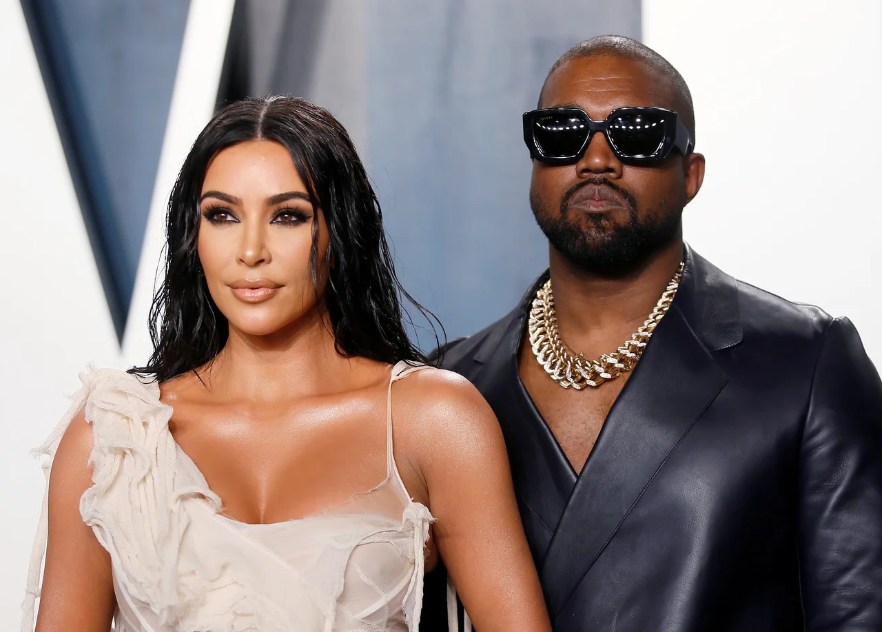 Fotografija: Kim Kardashian in Kanye West v Los Angelesu februarja lani. FOTO: Danny Moloshok/Reuters