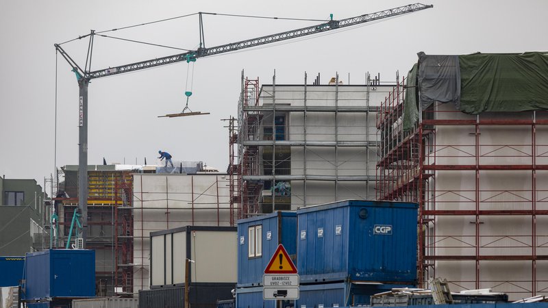 Fotografija: Gradnja 174 neprofitnih stanovanj na Novem Brdu 2 bo končana spomladi, 498 javnih najemnih stanovanj pa jeseni. Foto: Voranc Vogel