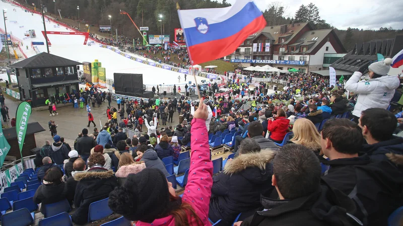 Fotografija: Maribor je nazadnje gostil tekmo za Zlato lisico februarja 2019. FOTO: Tadej Regent/Delo