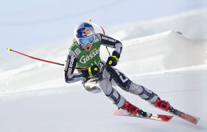 Ester Ledecka je bila najhitrejša na Tirolskem. FOTO: Joe Klamar/AFP