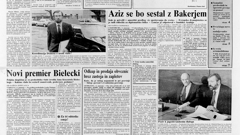 Fotografija: V Sobotni prilogi je pred tridesetimi leti izšel članek, o katerem bi lahko mislili, da je pisan glede na sedanje razmere v slovenski družbi. FOTO: Delo