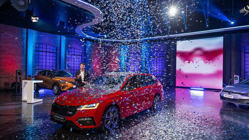 Fotografija: Škoda octavia je slovenski avto leta 2021. Foto Uros Modlic