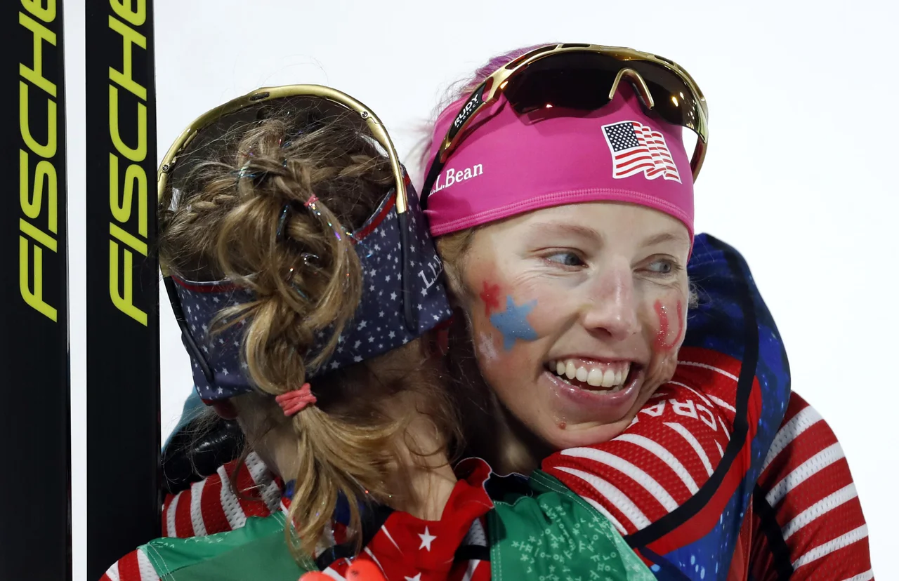Fotografija: Američanki Jessica Diggins je pisala zgovodino na Tour De Ski in kot prva nevropska tekmovalka osvojila novoletno tekaško turnejo. FOTO: Matej Družnik/Delo
