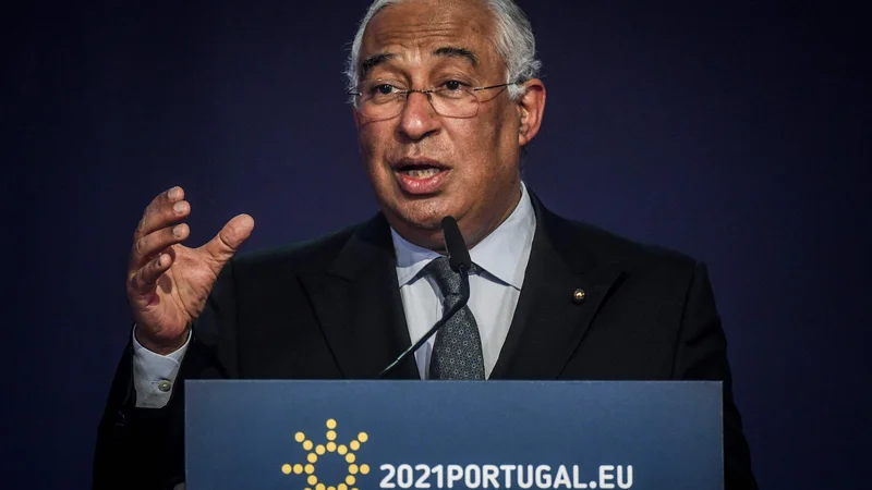 Fotografija: Portugalski premier António Costa ima ambiciozne načrte za predsedovanje EU. Foto Patricia De Melo Moreira/AFP
