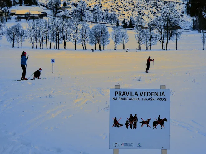 Jezersko ima dolgo tradicijo smučarskega teka. FOTO: Miroslav Cvjetičanin