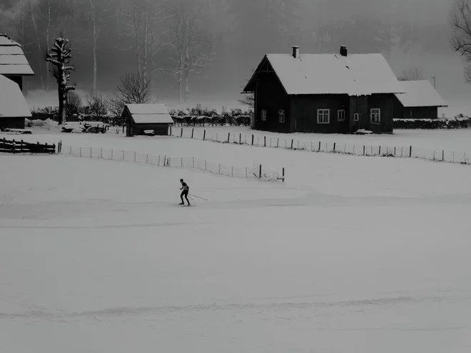 Jezersko je bilo vedno tesno povezano s tekom na smučeh. FOTO: Miroslav Cvjetičanin