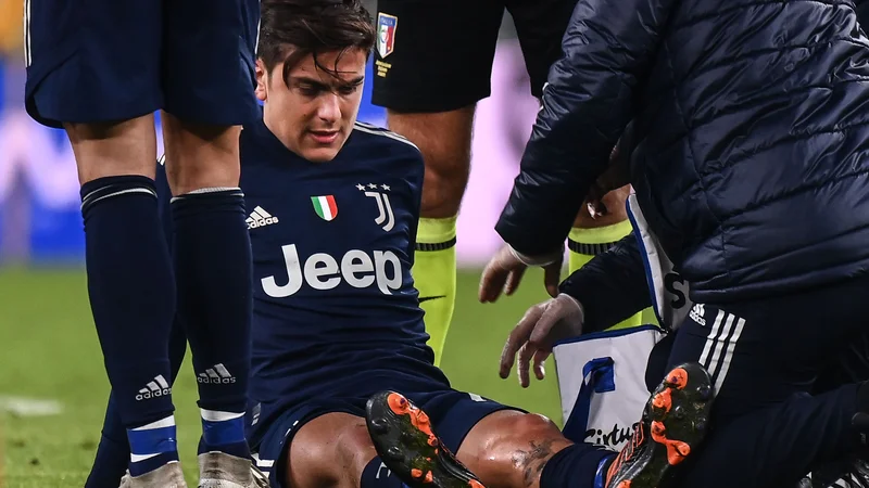 Fotografija: Paulo Dybala jo je skupil včeraj na tekmi s Sassuolom. FOTO: Marco Bertorello/AFP