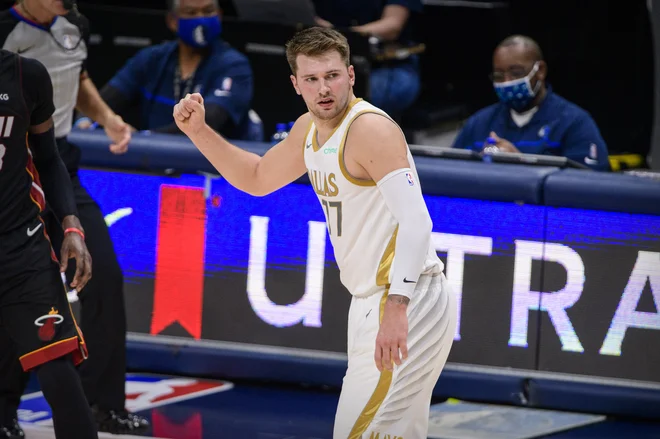 Luka Dončić je imel v tretjem tednu povprečje 30,3 točke, 12 skokov in 11,3 asistence. FOTO: Jerome Miron/Usa Today Sports