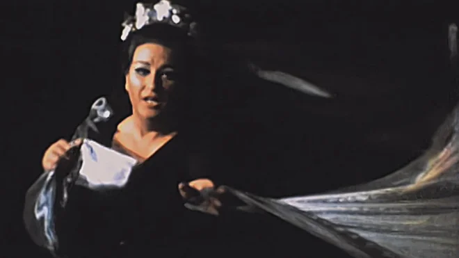Čarobni trenutki glasbe, Montserrat Caballé v vlogi Norme Foto Tv Slo