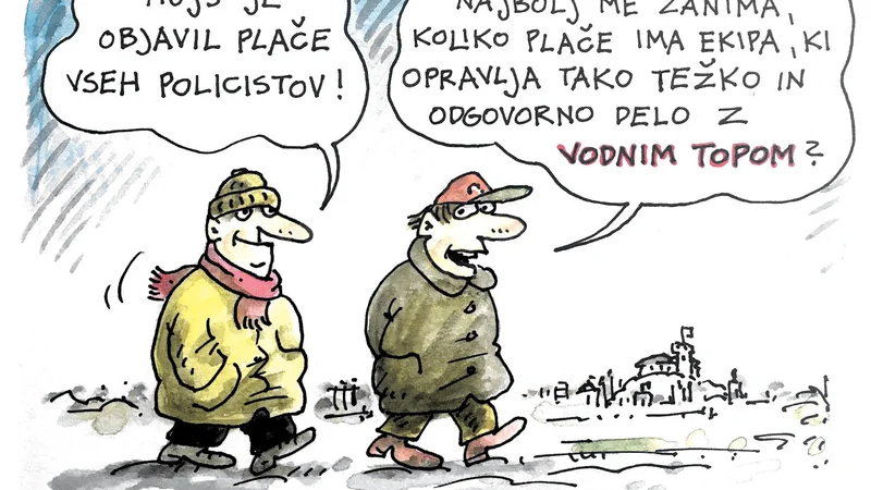 Fotografija: KARIKATURA: Marko Kočevar/Delo
