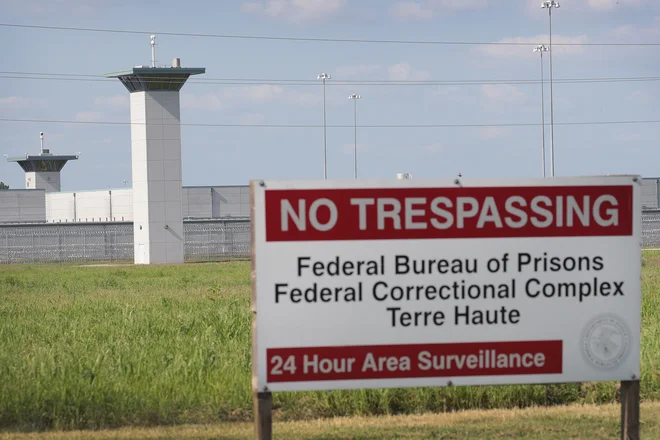 Usmrtitev so izvršili v zaporu v Terre Haute v zvezni državi Indiana. FOTO: Scott Olson/AFP