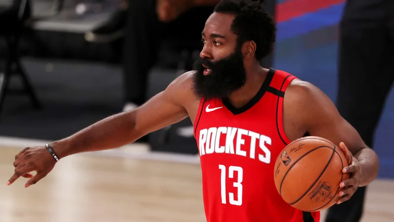 Fotografija: James Harden je uspel izsiliti odhod iz Houstona, za katerega je igral od leta 2012. FOTO: Mike Ehrmann/AFP