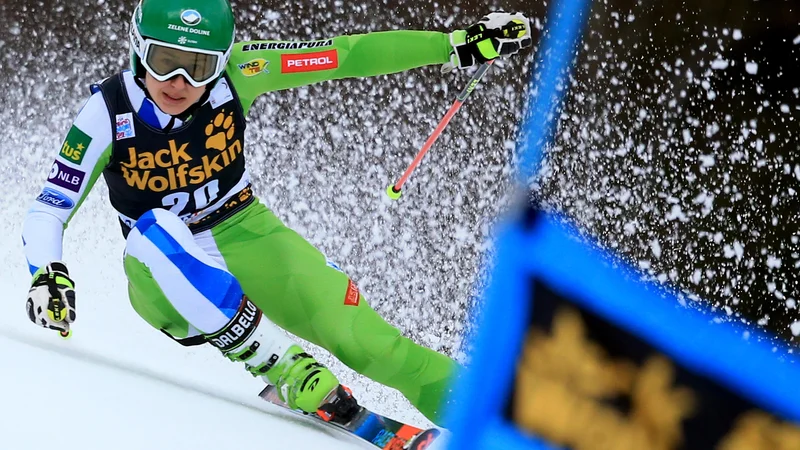 Fotografija: Tina Robnik se kot vedno veseli domače tekme. FOTO: Tomi Lombar/Delo