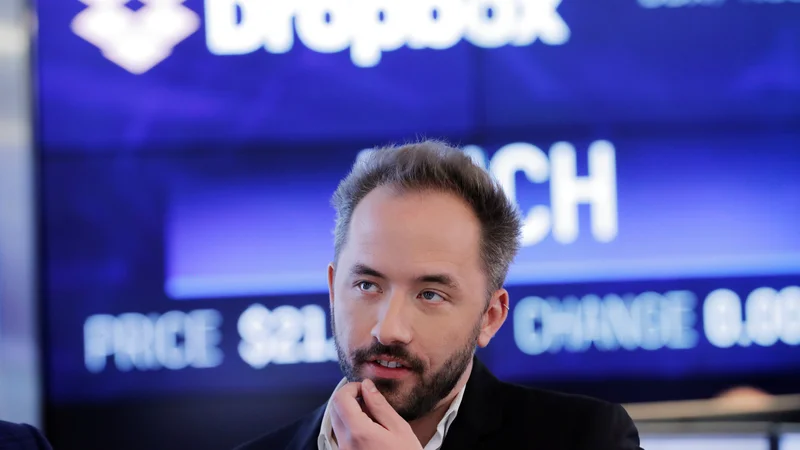 Fotografija: Drew Houston je prepričan, da je lahko delo od doma učinkovitejše. FOTO: Lukas Jackson/Reuters