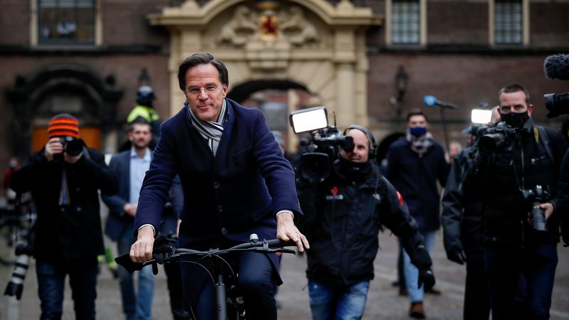 Fotografija: Mark Rutte je na čelu nizozemske vlade že vse od leta 2010.
Foto Remko De Waal/AFP