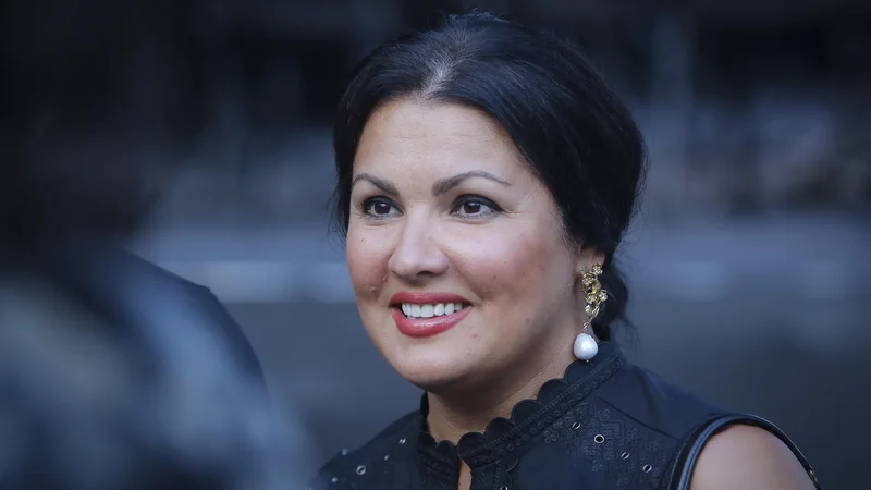 Fotografija: Ana Netrebko lanskega avgusta na vaji v Ljubljani. Foto Jože Suhadolnik/Delo