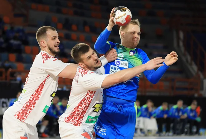 Staš Skube je našel svoje mesto v reprezentanci, v kateri ga ni bilo več let, in je nekakšen džoker v rokavu selektorja Ljubomirja Vranješa. FOTO: Hazem Gouda/Reuters