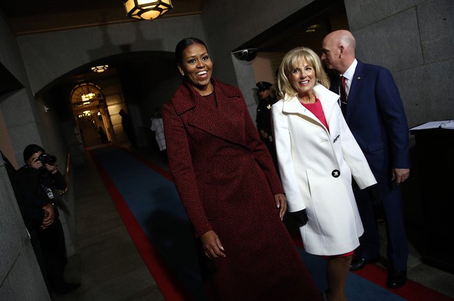 Michelle Obama je Jill Biden označila za eno od najboljših prijateljic. FOTO: Win McNamee/Reuters