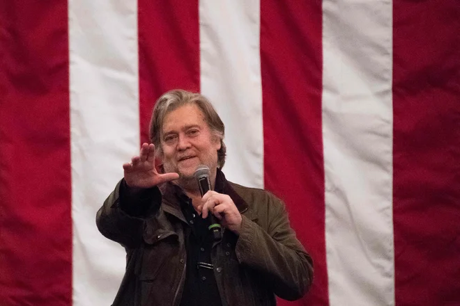 Steve Bannon je nekdanji svetovalec v Beli hiši. FOTO: Jim Watson/AFP