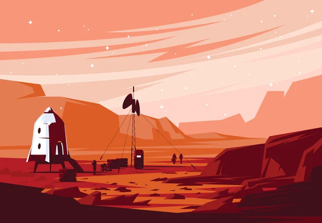 Če resno razmišljamo o poselitvi vesolja, je Mars ena izmed najboljših destinacij. Foto Shutterstock