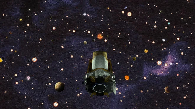 Keplerjev teleskop je v devetih letih odkril več kot 6000 eksoplanetov oziroma kandidatov. FOTO: Nasa