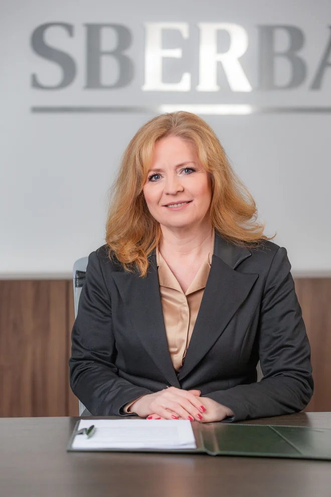 Sberbank banka ima novo predsednico uprave Jano Benčina Henigman. FOTO: Sberbank