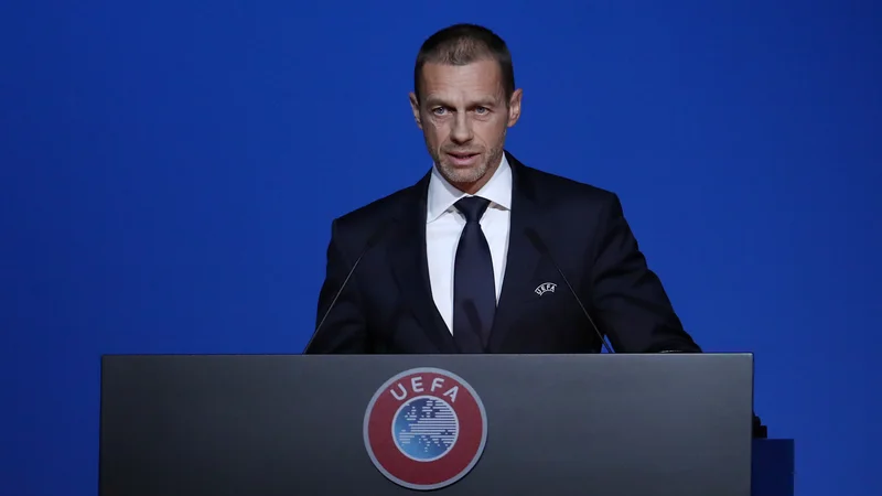 Aleksander Čeferin sodi med najglasnejše kritike ustanavljanja zasebnih lig z zasebnim kapitalom, na čelu Uefe zagovarja tudi interes vseh njenih 55 članic. FOTO: Yves Herman/Reuters