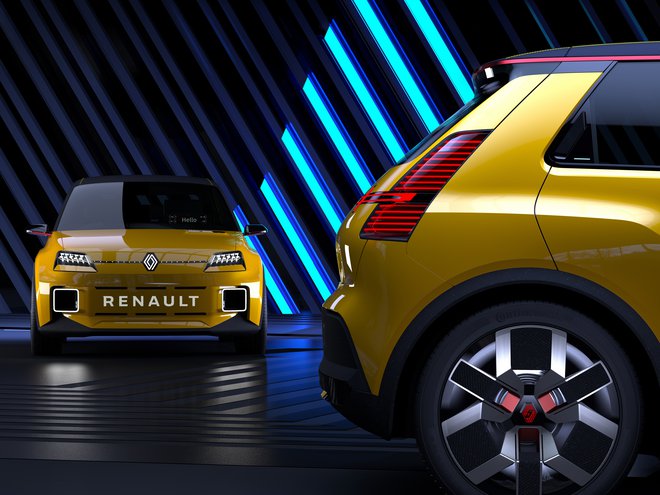 Renault 5 nove dobe bo imel izključno električni pogon.<br />
Foto Renault