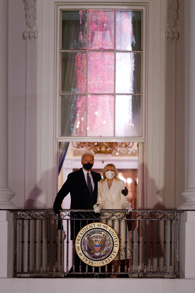 Joe in Jill Biden, nova stanovalca v Beli hiši<br />
FOTO: Tom Brenner/Reuters