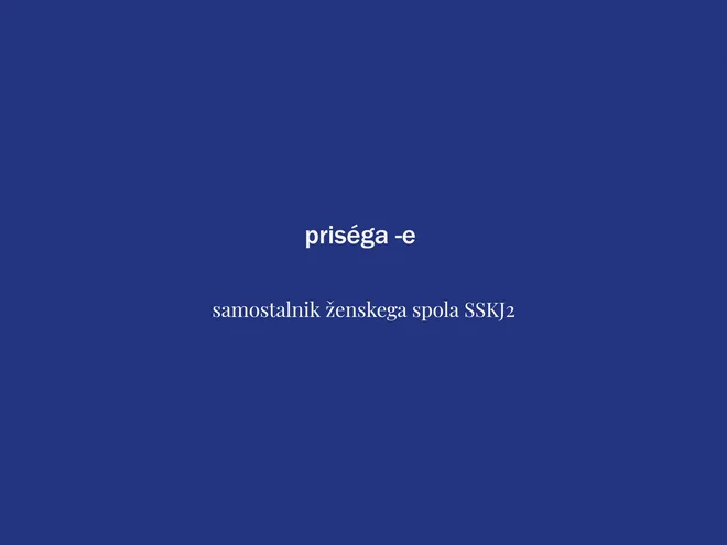 Beseda tedna je prisega. FOTO: Delo