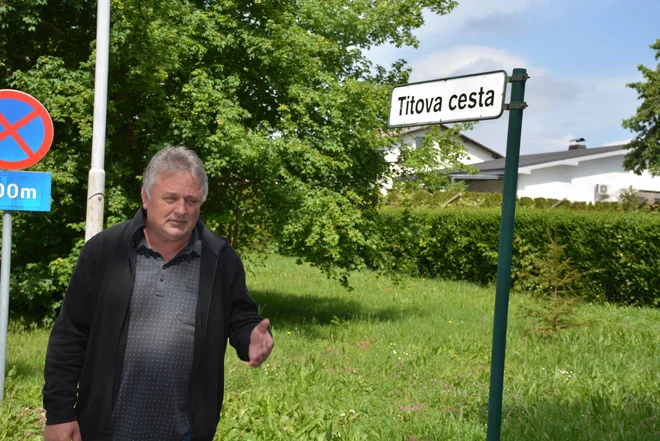 Roman Leljak: »Če ustavno sodišče meni, da Titova cesta mora ostati, naj si sedanja sestava to medaljo pripne na prsi in naj pač bo tako.« FOTO: Ote Bakal/Delo
