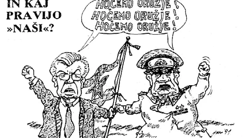 Fotografija: Karikatura Franca Jurija.