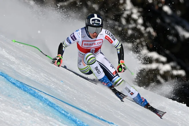 Ilka Štuhec je ostala brez točk. FOTO: Fabrice Coffrini/AFP